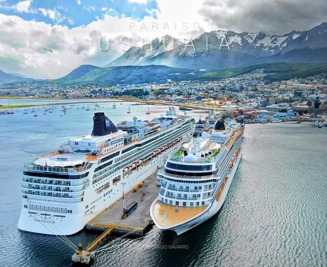 Ushuaia Centro Complejo De Cabanas Bagian luar foto